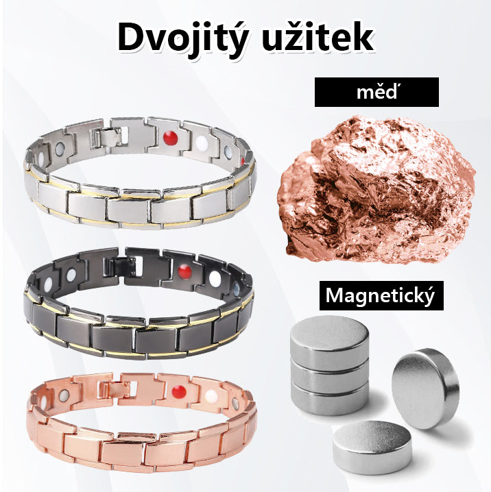 CZTICLE™ Měděný pulzní magnetický náramek pro zdraví prostaty🚀💪